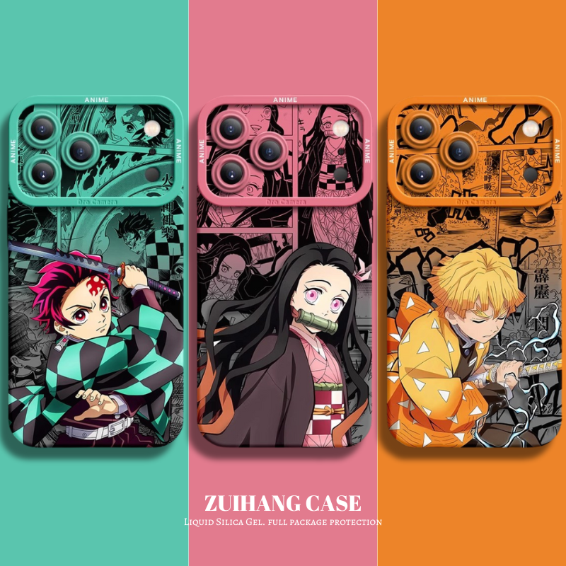 鬼滅之刃液態矽膠全包防摔軟殼