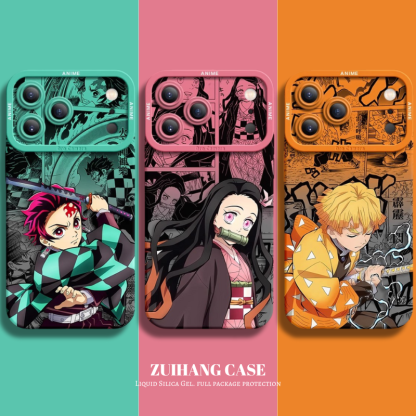 鬼滅之刃液態矽膠全包防摔軟殼