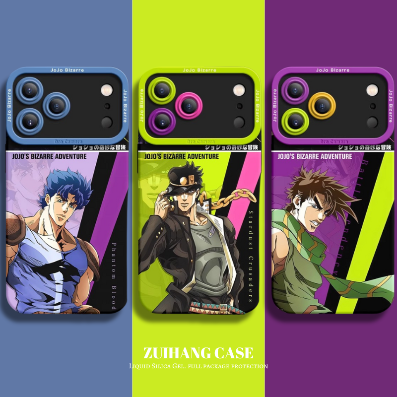 JoJo的奇妙冒險液態矽膠全包防摔軟殼