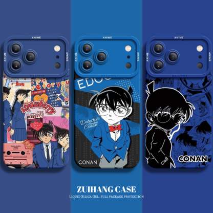 名偵探柯南液態矽膠全包防摔軟殼