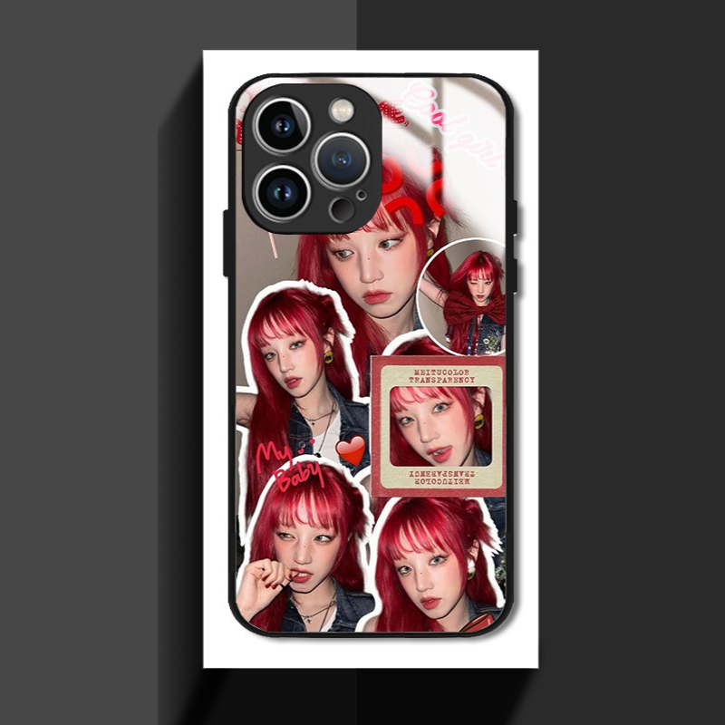 (G)I-DLE新款高清全包防摔玻璃殼