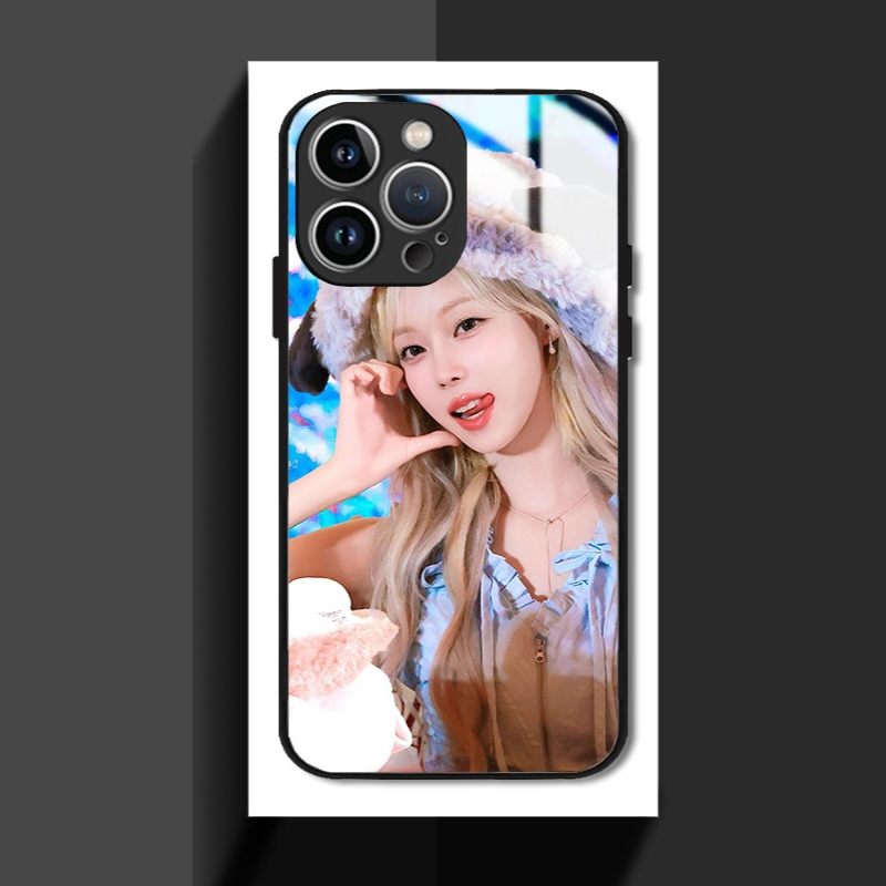 Aespa新款高清全包防摔玻璃殼