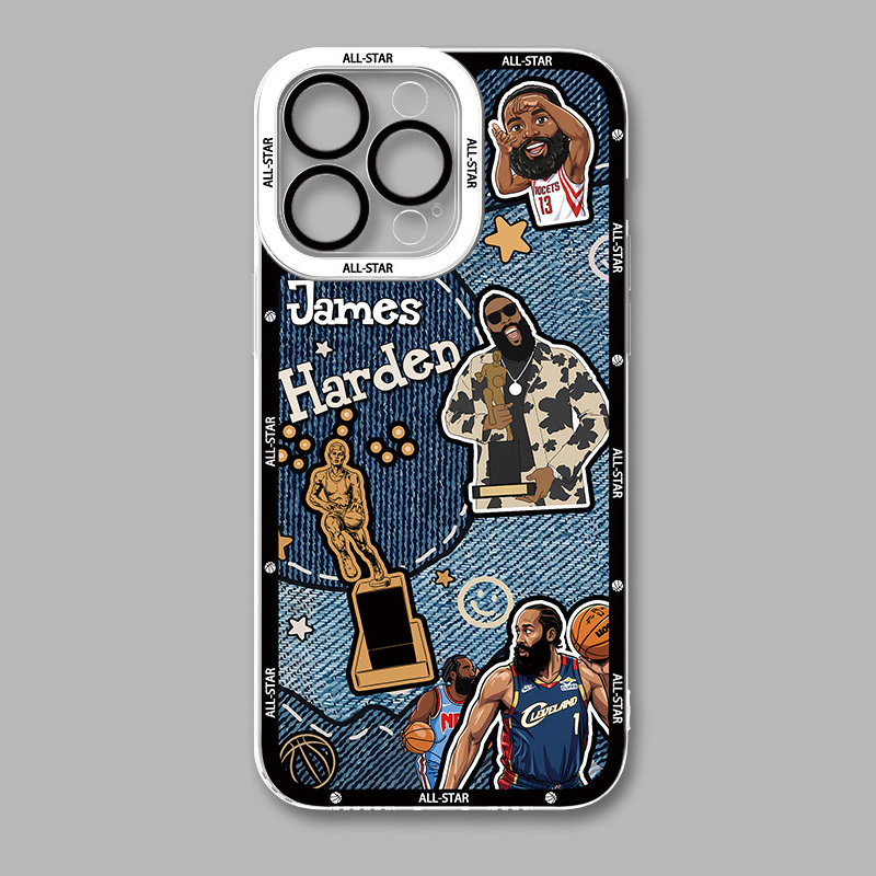 NBA球星天使眼透明防摔軟殼