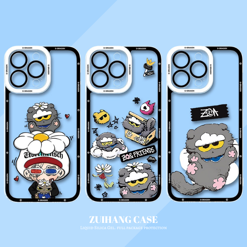 GD權志龍天使眼透明防摔軟殼