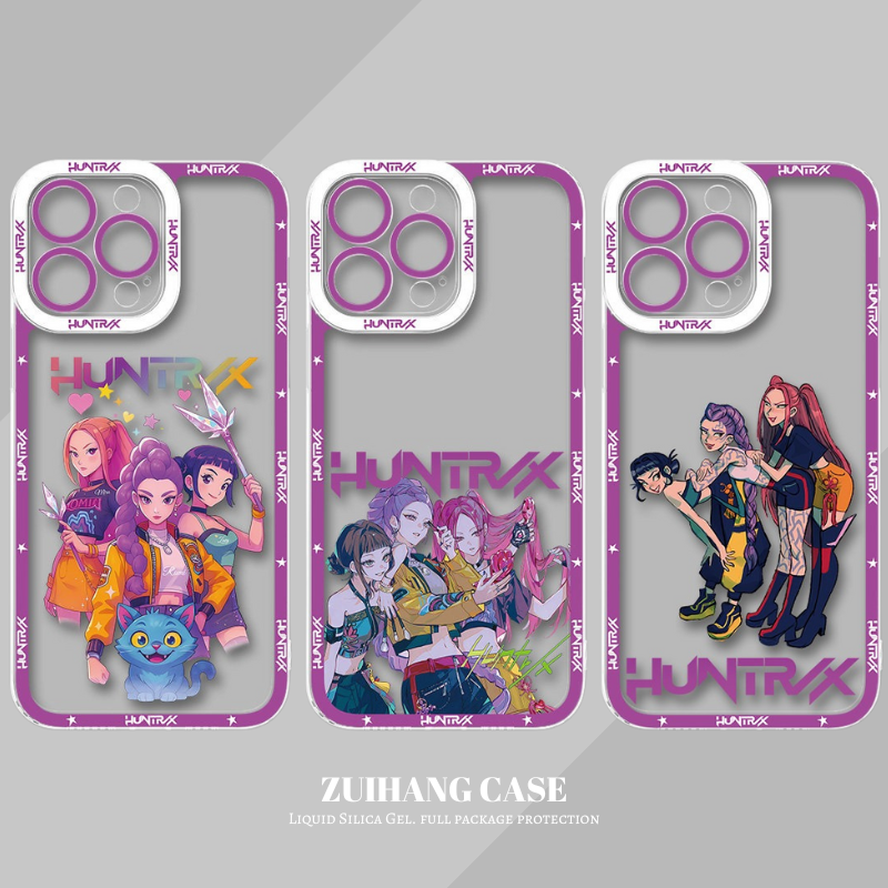 KPOP猎魔女团天使眼透明防摔軟殼