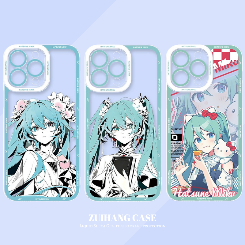 初音未來天使眼透明防摔軟殼