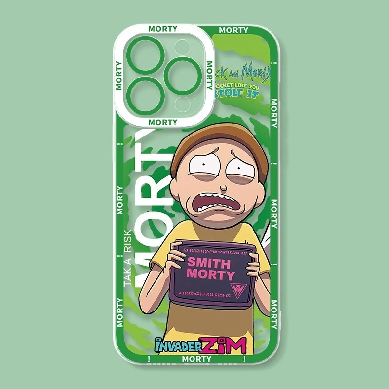 瑞克和莫蒂天使眼透明防摔軟殼-ZUIHANG SHOP