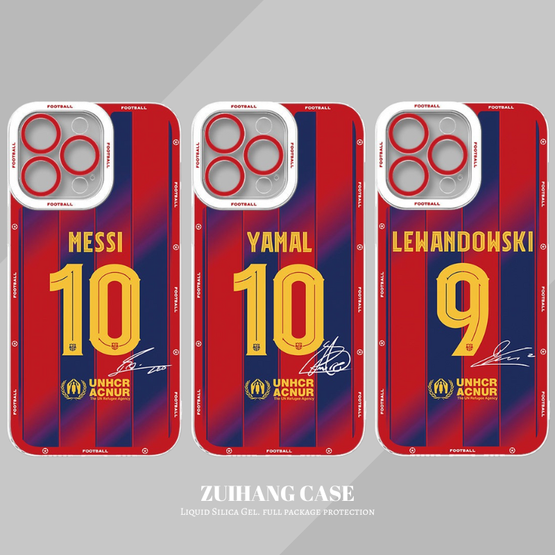 足球俱樂部天使眼透明防摔軟殼