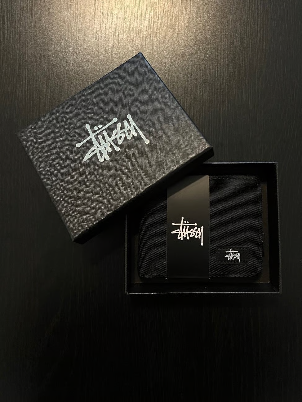 斯圖西潮牌皮夾 潮牌牛津布短版錢包