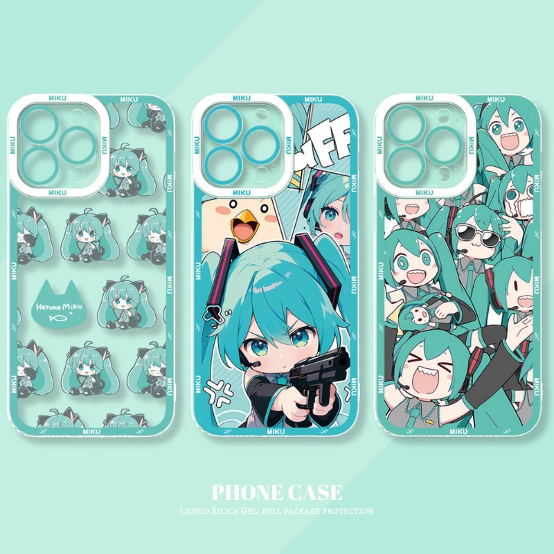 初音未來天使眼透明手機殼