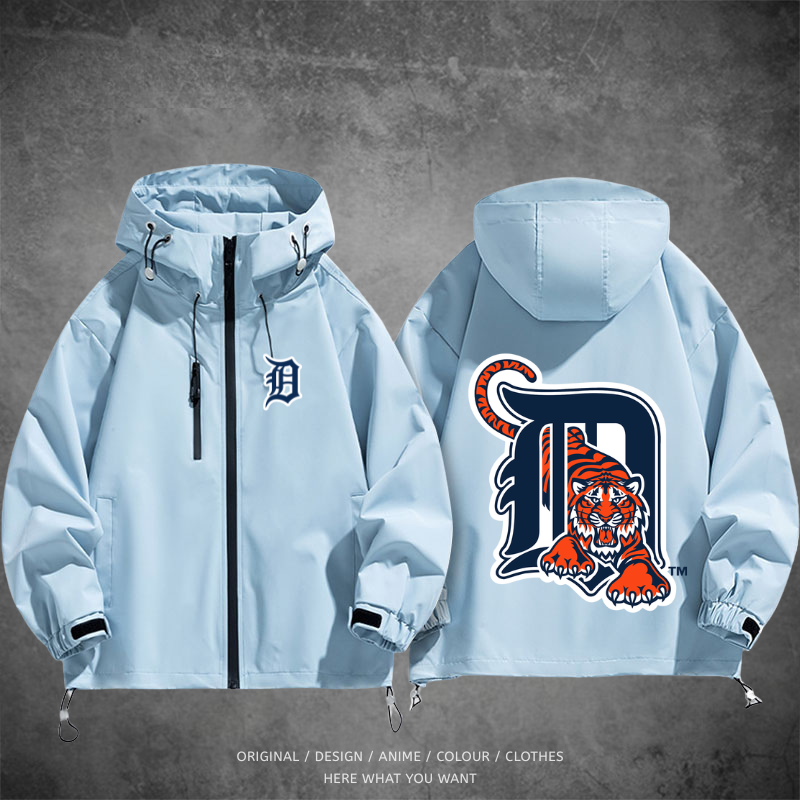 底特律老虎 Detroit Tigers 棒球機能外套｜防風防水戶外衝鋒衣