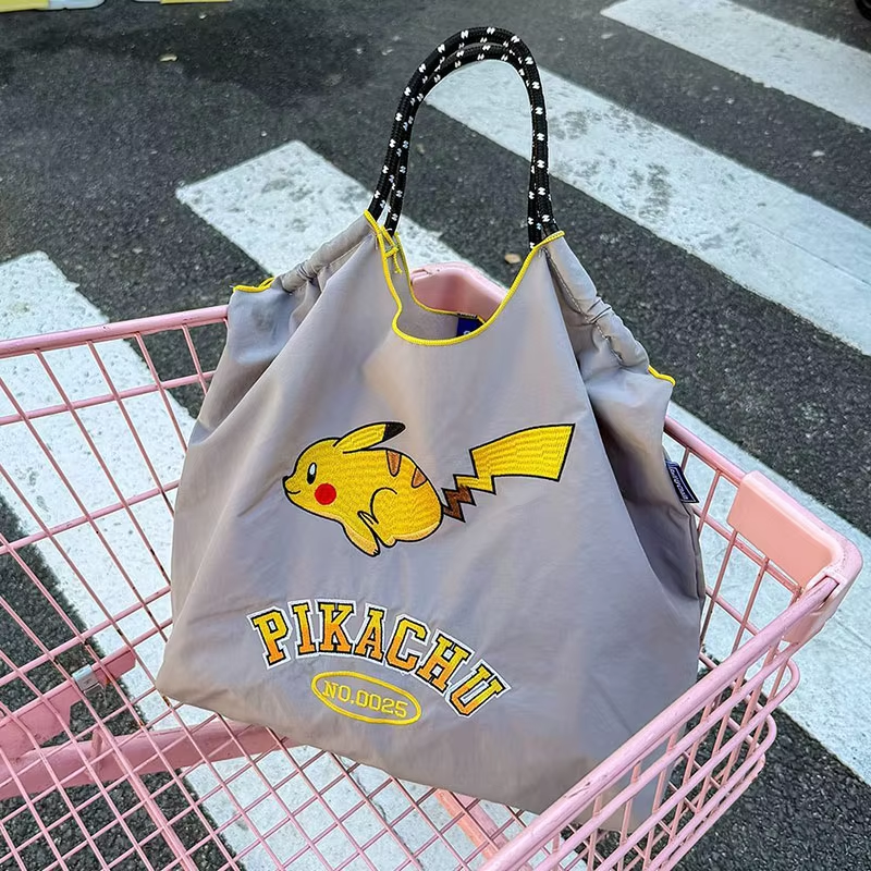 Ball & Chain x 寶可夢 Pokémon 聯名托特包｜潮流刺繡購物袋