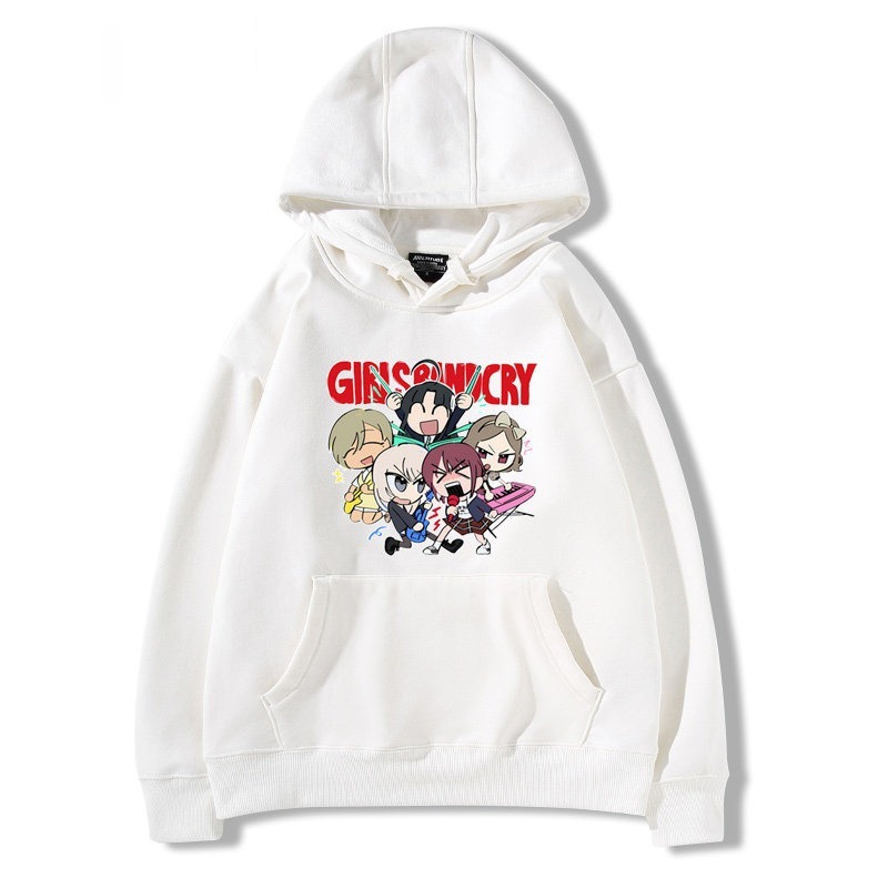 Girls Band Cry 秋冬新款 親子情侶裝連帽衛衣