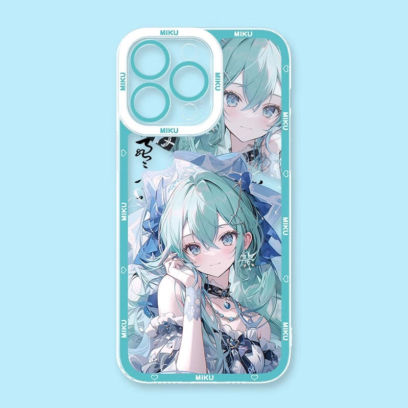 初音未來天使眼透明防摔軟殼