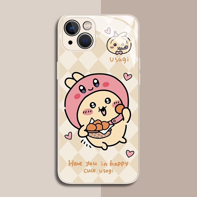 Chiikawa情侶新款高清全包防摔玻璃殼-ZUIHANG SHOP