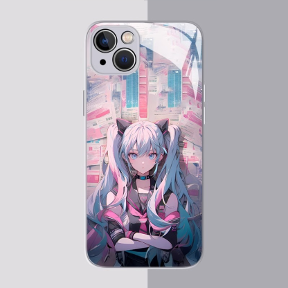 初音未來新款高清全包防摔玻璃殼-ZUIHANG SHOP