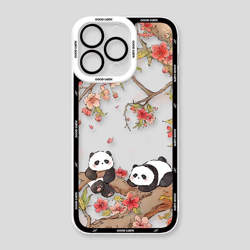 熊貓兔子天使眼透明防摔軟殼-ZUIHANG SHOP