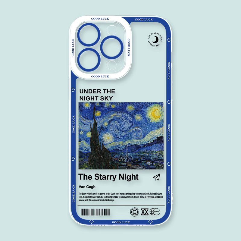 梵高星空天使眼透明防摔軟殼-ZUIHANG SHOP