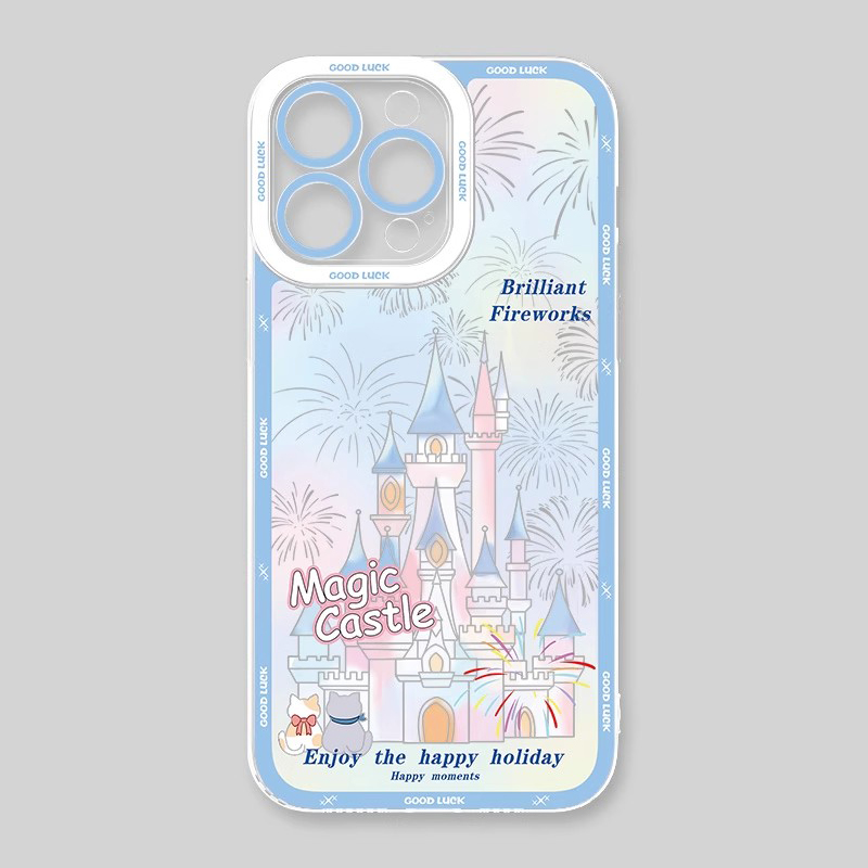 煙花城堡天使眼透明防摔軟殼-ZUIHANG SHOP