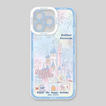 煙花城堡天使眼透明防摔軟殼-ZUIHANG SHOP