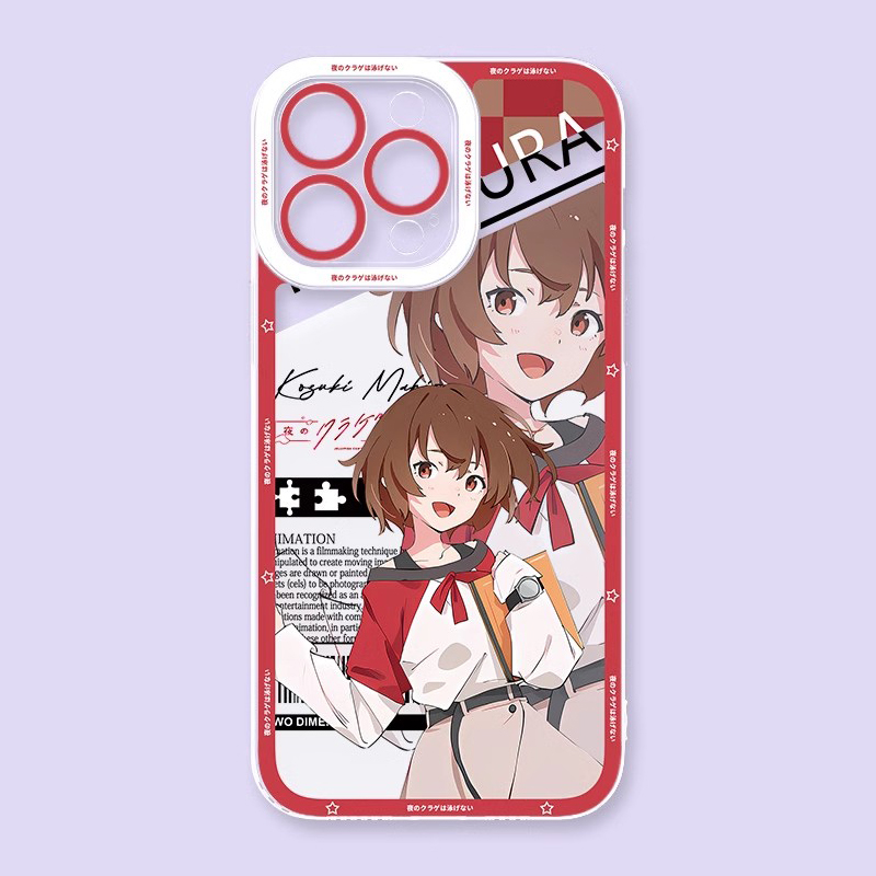 夜晚的水母不會游泳天使眼透明防摔軟殼-ZUIHANG SHOP