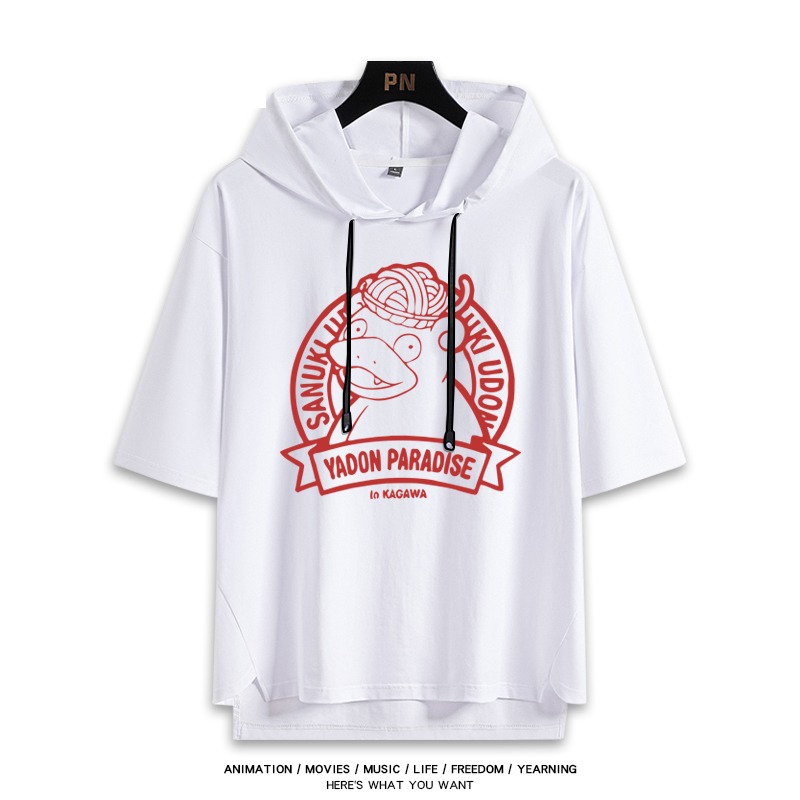 寶可夢新款 親子情侶男女款連帽短袖T恤-ZUIHANG SHOP