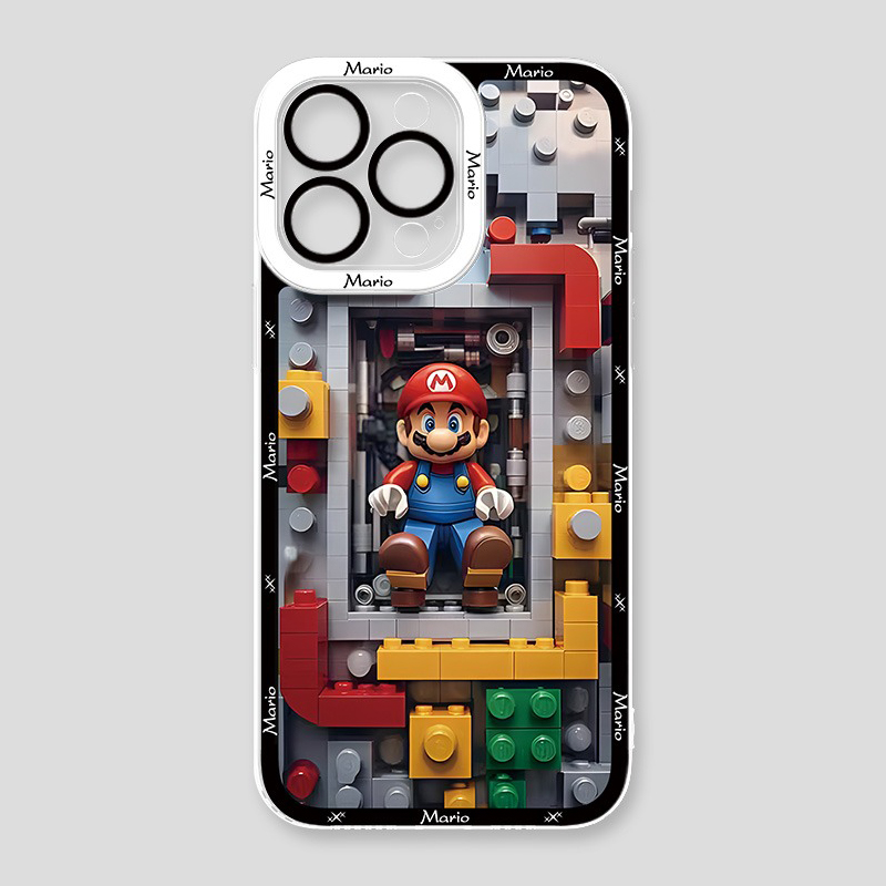 樂高積木馬里奧天使眼透明防摔軟殼-ZUIHANG SHOP