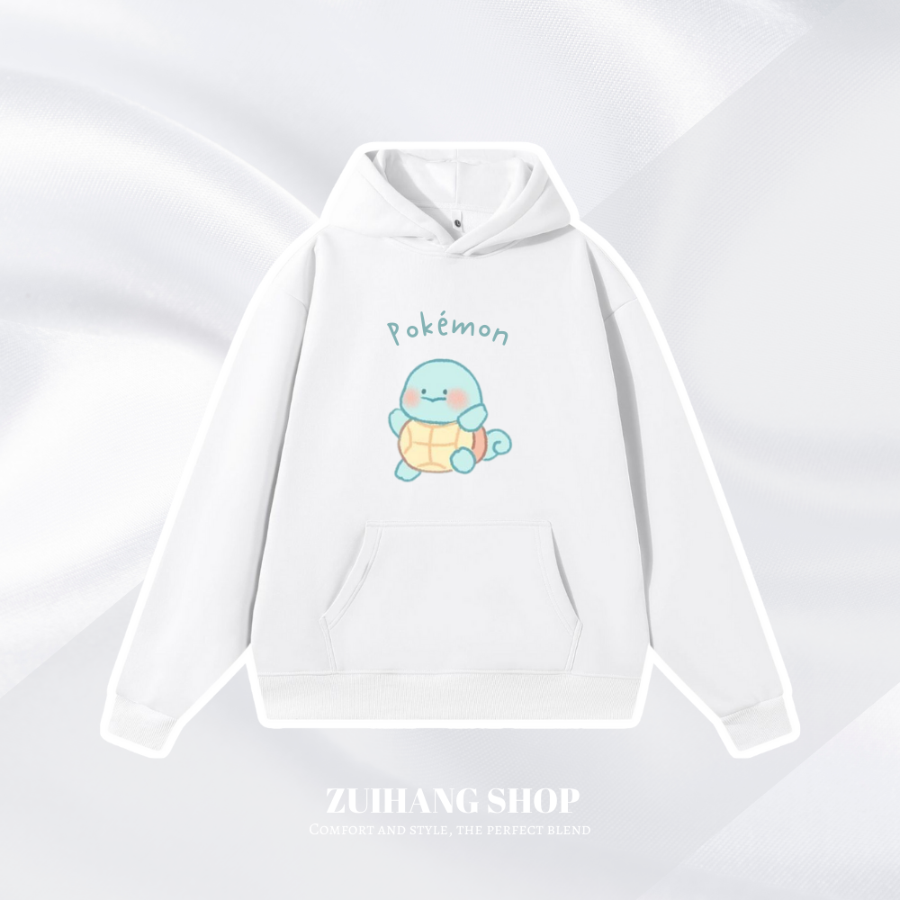 寶可夢Q版新款 親子情侶男女款連帽衛衣-ZUIHANG SHOP