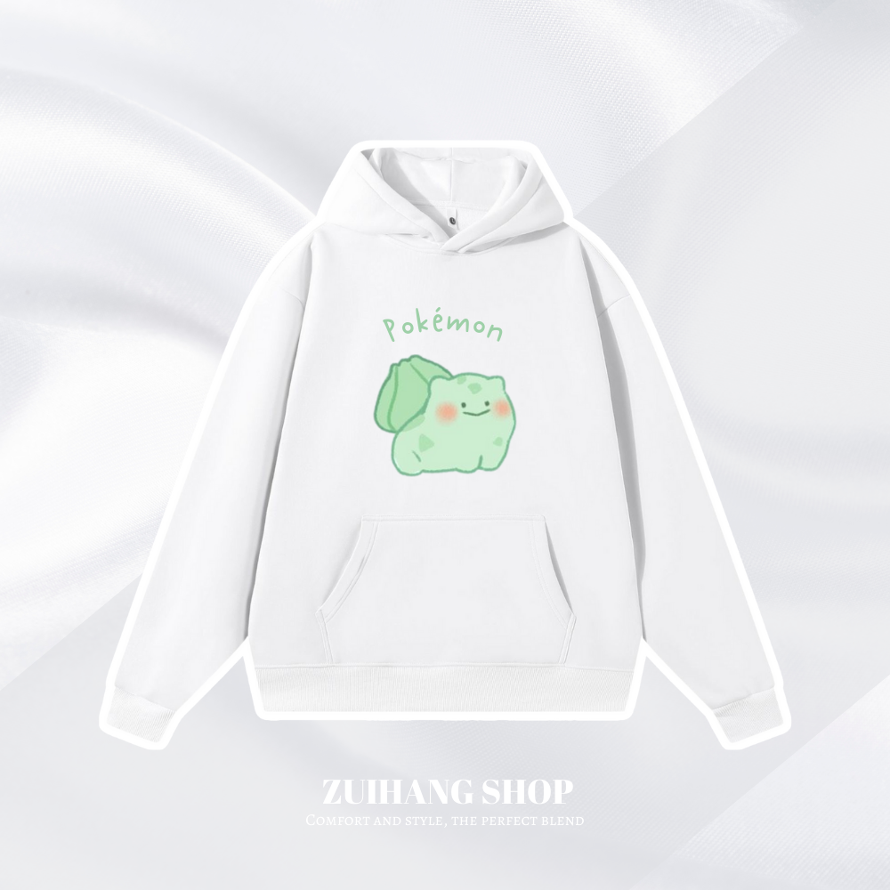 寶可夢Q版新款 親子情侶男女款連帽衛衣-ZUIHANG SHOP