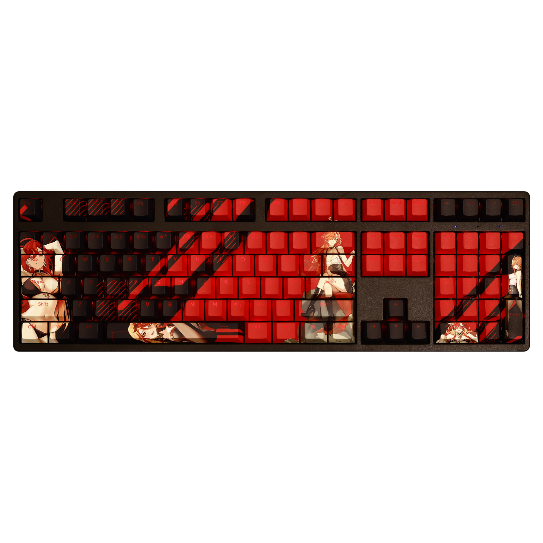 火神納塔透光RGB108鍵標準配列衛星軸鍵帽