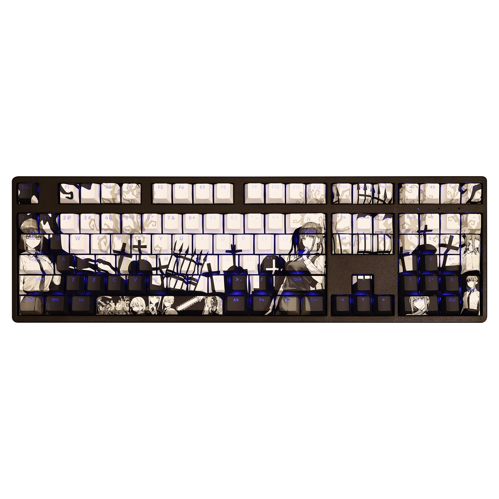 瑪奇瑪透光RGB108鍵標準配列衛星軸鍵帽-ZUIHANG SHOP