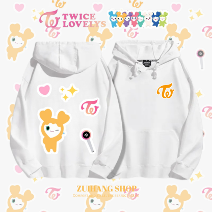 Twicelovely新款 親子情侶男女款連帽衛衣-ZUIHANG SHOP