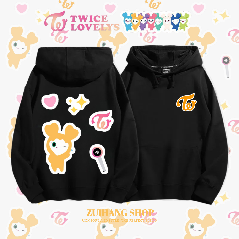 Twicelovely新款 親子情侶男女款連帽衛衣-ZUIHANG SHOP