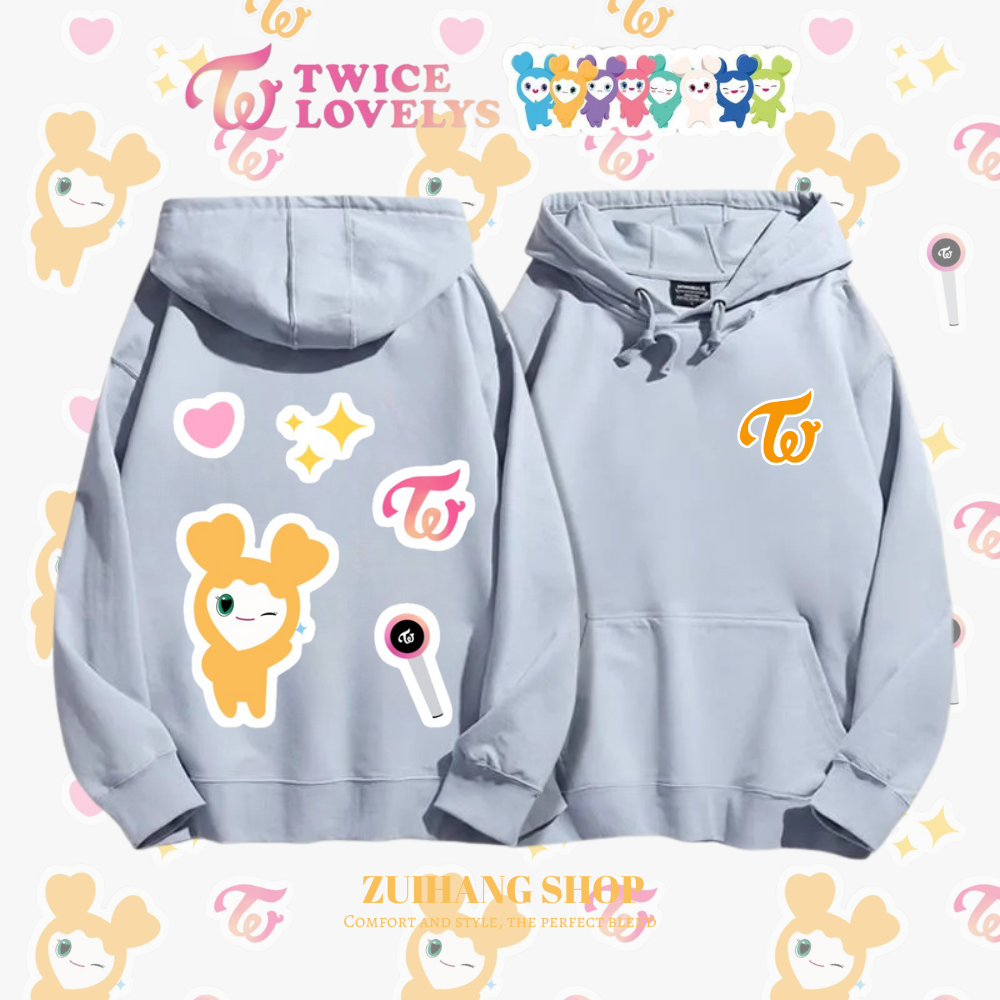 Twicelovely新款 親子情侶男女款連帽衛衣-ZUIHANG SHOP