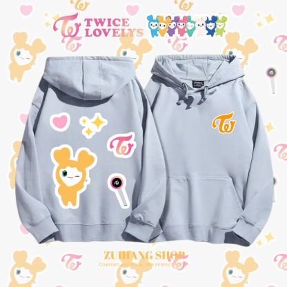 Twicelovely新款 親子情侶男女款連帽衛衣-ZUIHANG SHOP