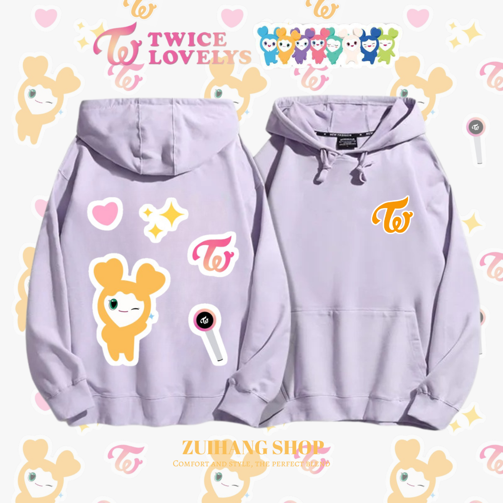 Twicelovely新款 親子情侶男女款連帽衛衣-ZUIHANG SHOP