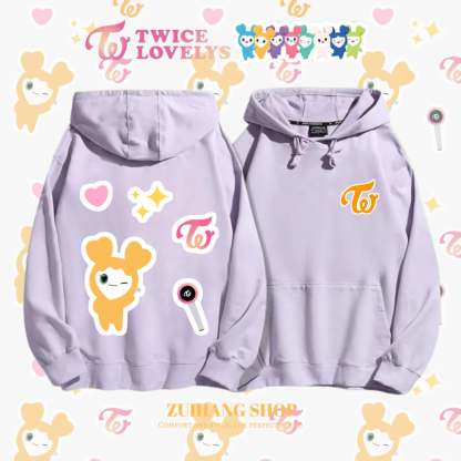 Twicelovely新款 親子情侶男女款連帽衛衣-ZUIHANG SHOP