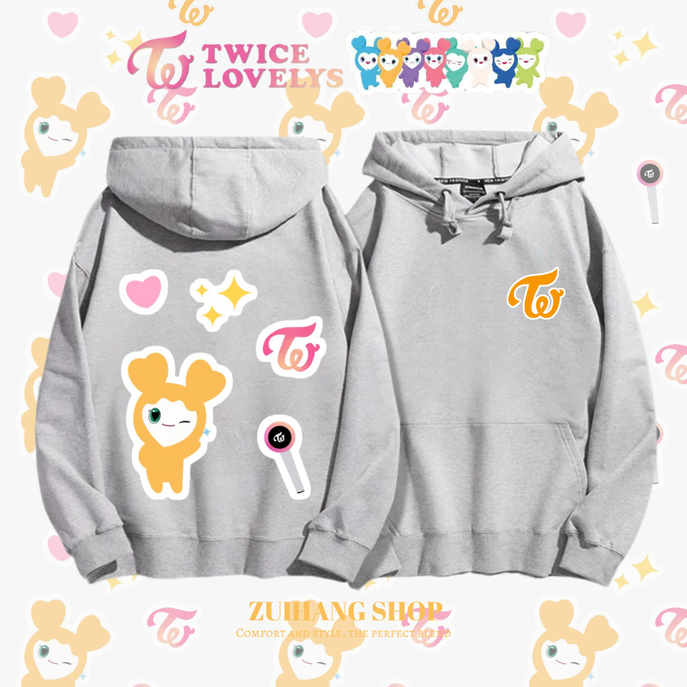 Twicelovely新款 親子情侶男女款連帽衛衣-ZUIHANG SHOP