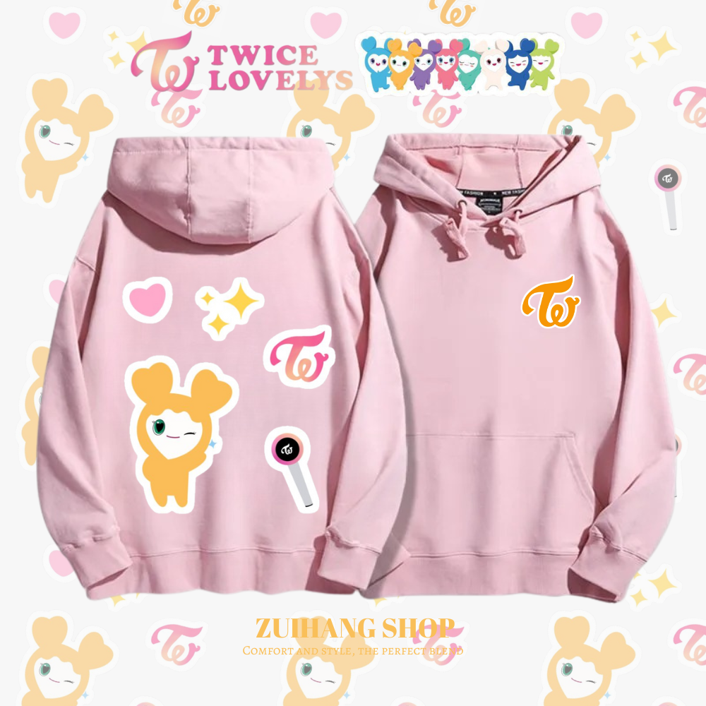 Twicelovely新款 親子情侶男女款連帽衛衣-ZUIHANG SHOP