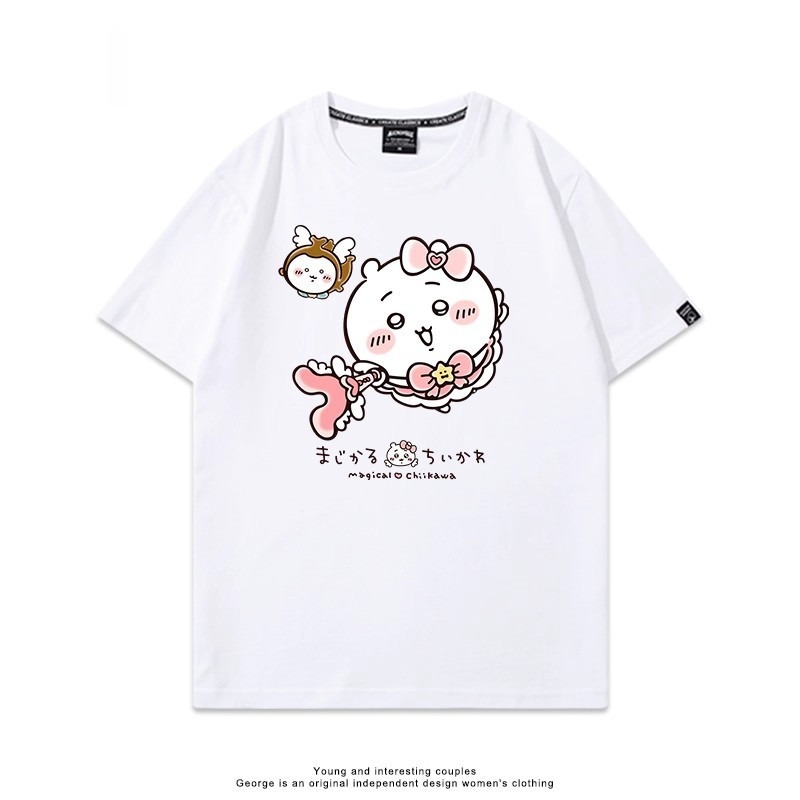 Chiikawa 2025親子情侶男女同款 印花短袖T恤-ZUIHANG SHOP