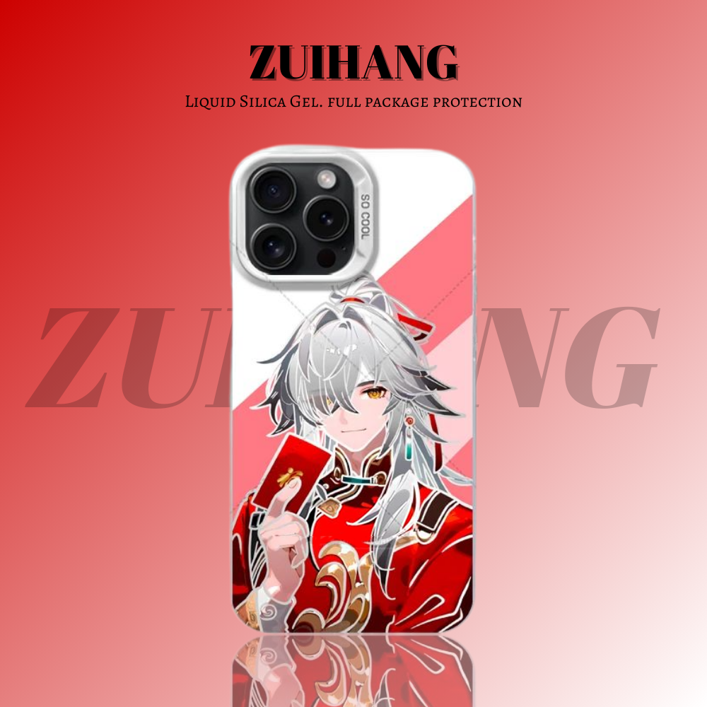 崩壞:星穹鐵道新春彩銀防摔手機殼-ZUIHANG SHOP