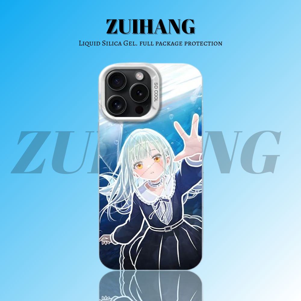 BanG Dream!彩銀線條漸變防摔手機殼-ZUIHANG SHOP