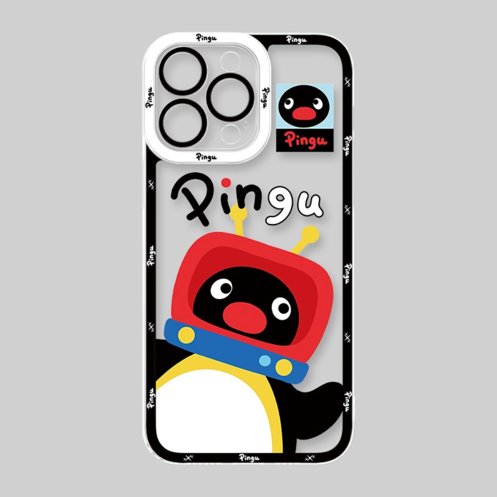 Pingu企鵝天使眼透明防摔軟殼-ZUIHANG SHOP