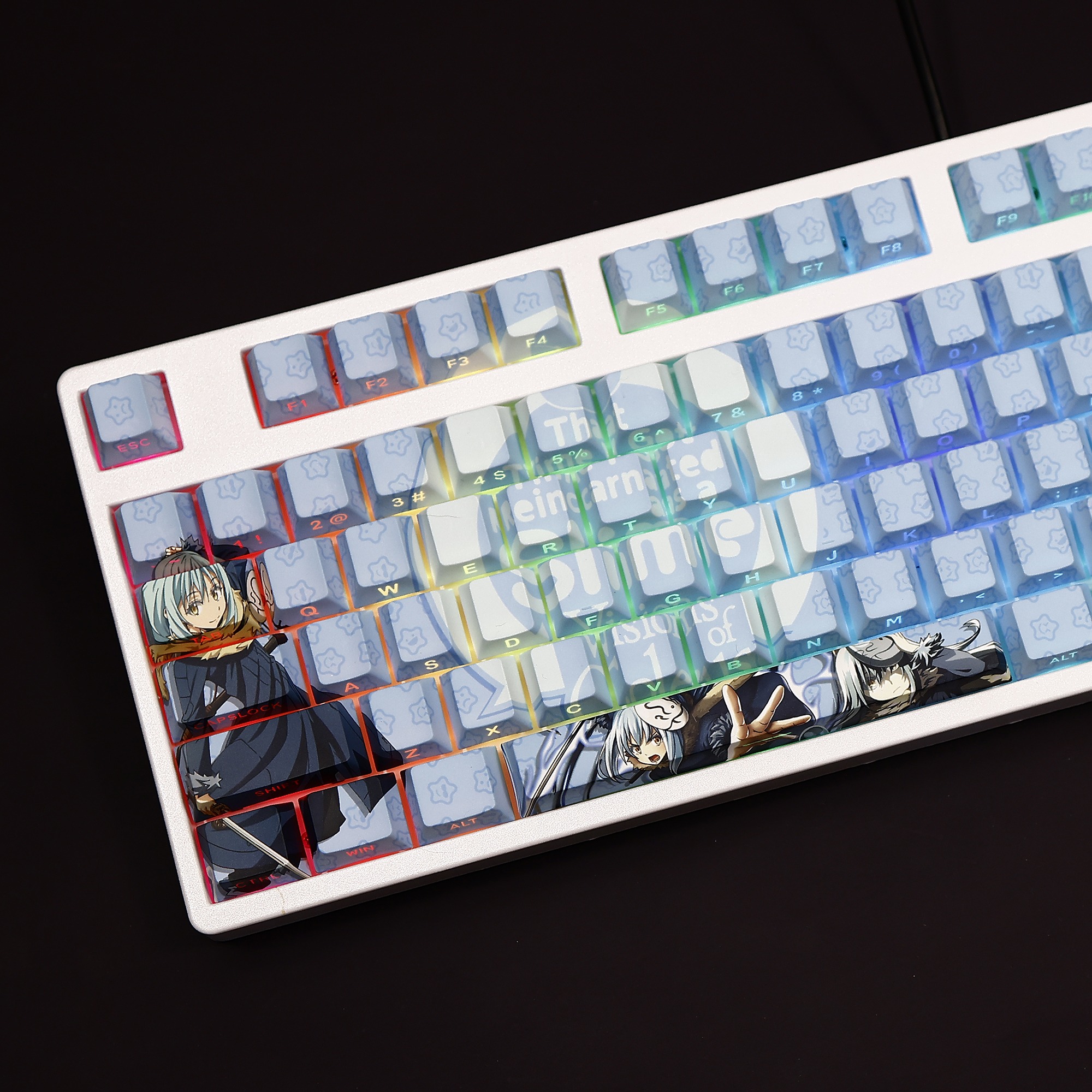 利姆魯透光RGB108鍵標準配列衛星軸鍵帽-ZUIHANG SHOP