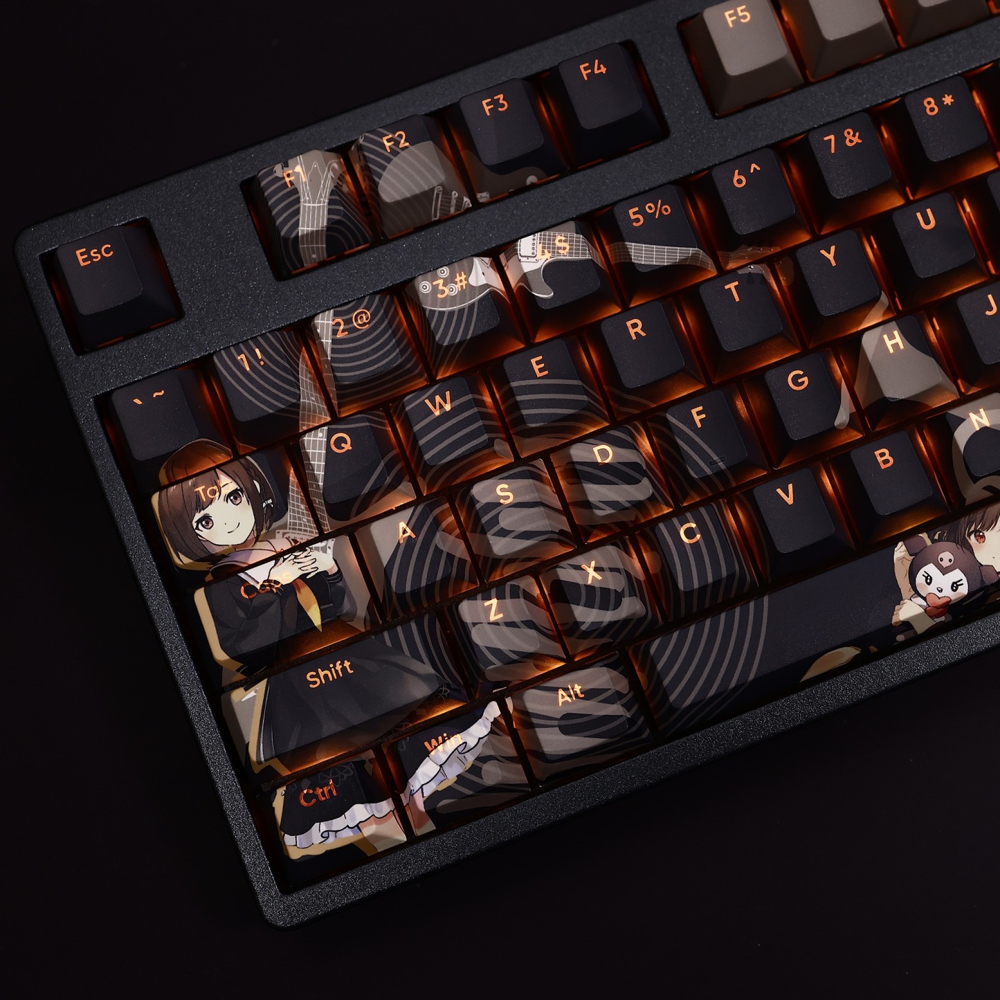 東雲繪名透光RGB108鍵標準配列衛星軸鍵帽-ZUIHANG SHOP