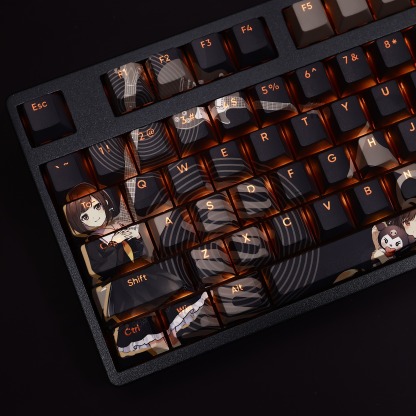 東雲繪名透光RGB108鍵標準配列衛星軸鍵帽-ZUIHANG SHOP