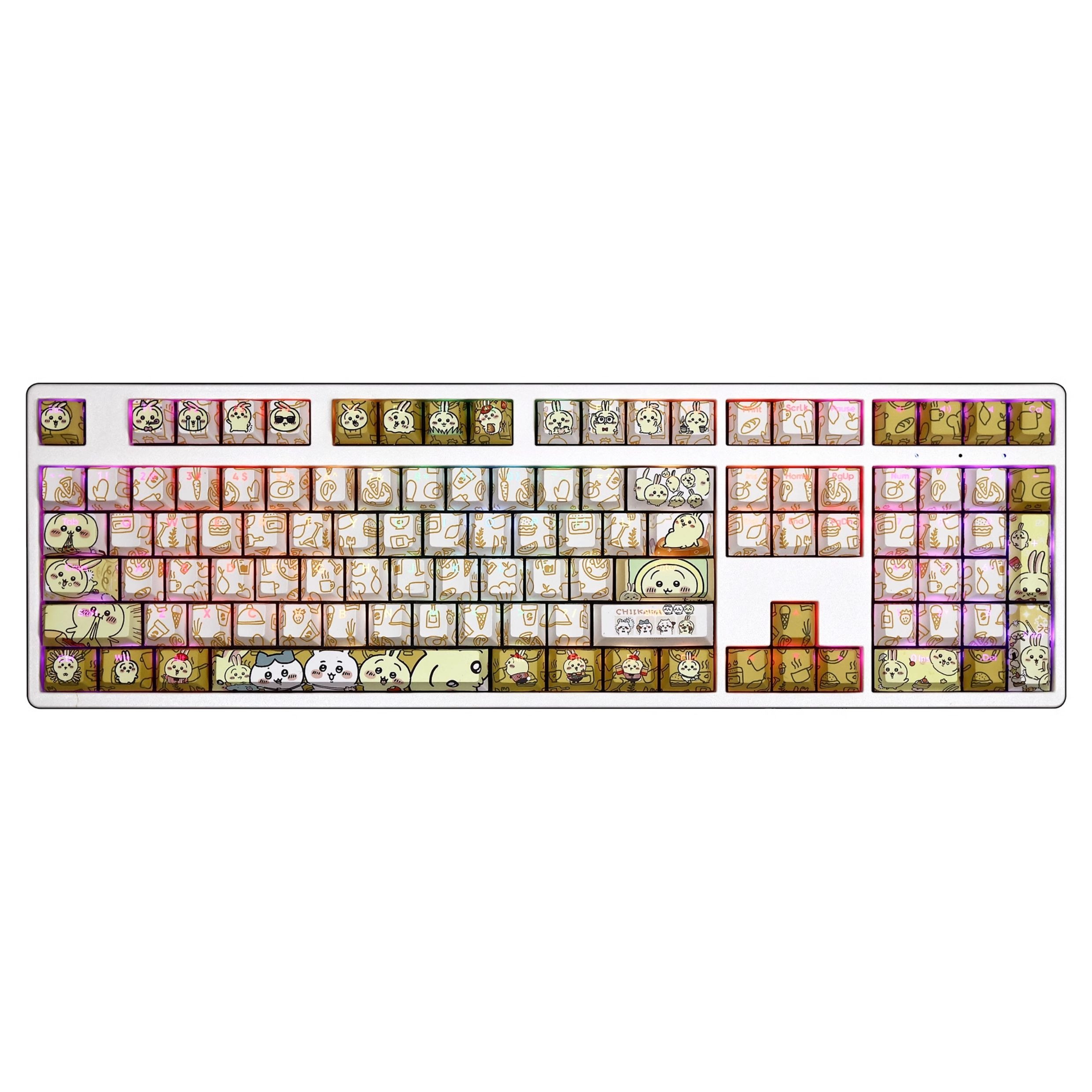 Chiikawa透光RGB108鍵標準配列衛星軸鍵帽-ZUIHANG SHOP