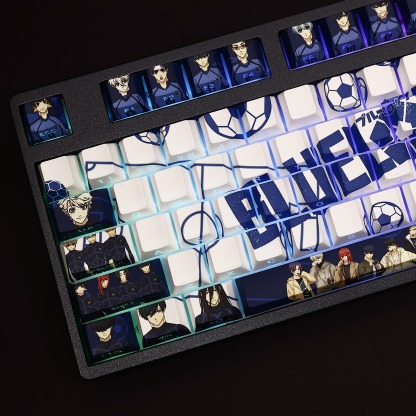 藍色監獄透光RGB108鍵標準配列衛星軸鍵帽-ZUIHANG SHOP