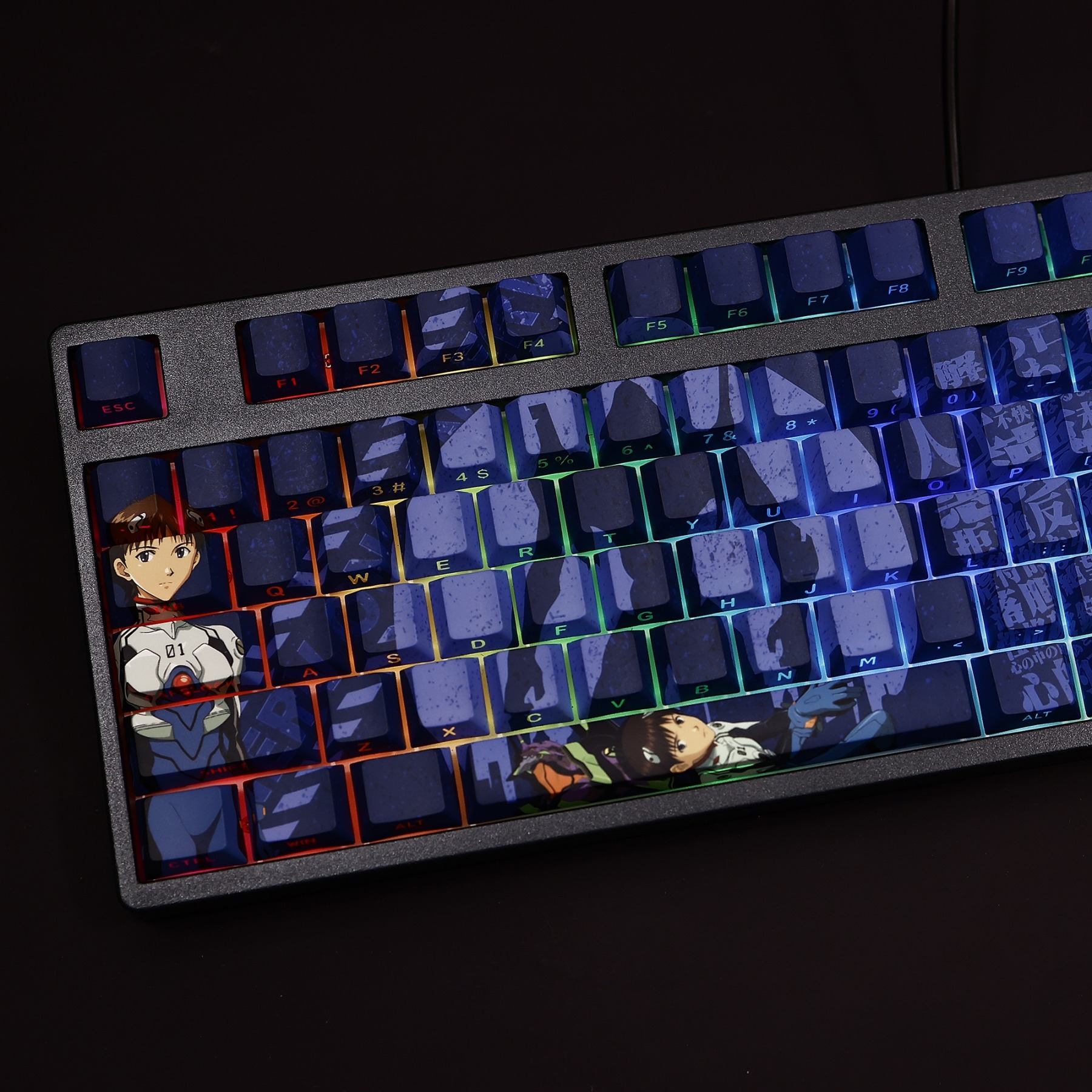 碇真嗣透光RGB108鍵標準配列衛星軸鍵帽-ZUIHANG SHOP