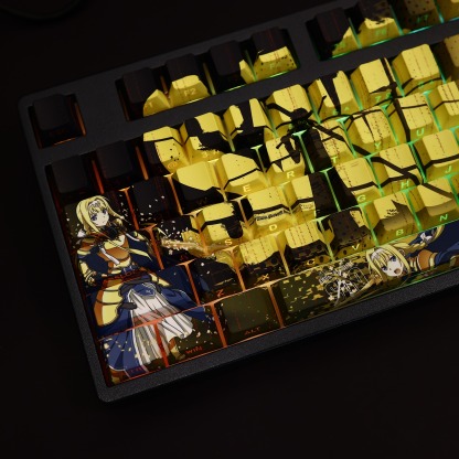 愛麗絲透光RGB108鍵標準配列衛星軸鍵帽-ZUIHANG SHOP